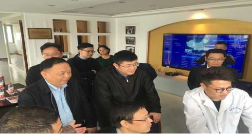 ���Қgӭ����ʡ�l(w��i)��ί�hί��ӛ����ǰ�I(l��ng)��(d��o)һ���W�Rʏ��ʥ���ڿƼ����޹�˾�{(di��o)��ָ��(d��o)����